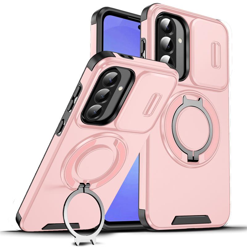 For Samsung Galaxy A13 A23 A14 A54 A04S A15 A25 A35 A55 A05 A05S A16 A26 A36 A56 A06 Armor Case Car Magnetic Ring Protect Cover