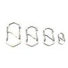 S Type Carabiner Keyrings Mountaineering Climbing Stainless Quick Hanging Safety Carabiner Clip Outdoor Key Holder Clip