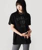 PEACE MAKER Vintage Florence Lily Short Sleeve T-Shirt (Black)