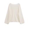 European Autumn 2025 Women's Puff Sleeve Knitwear