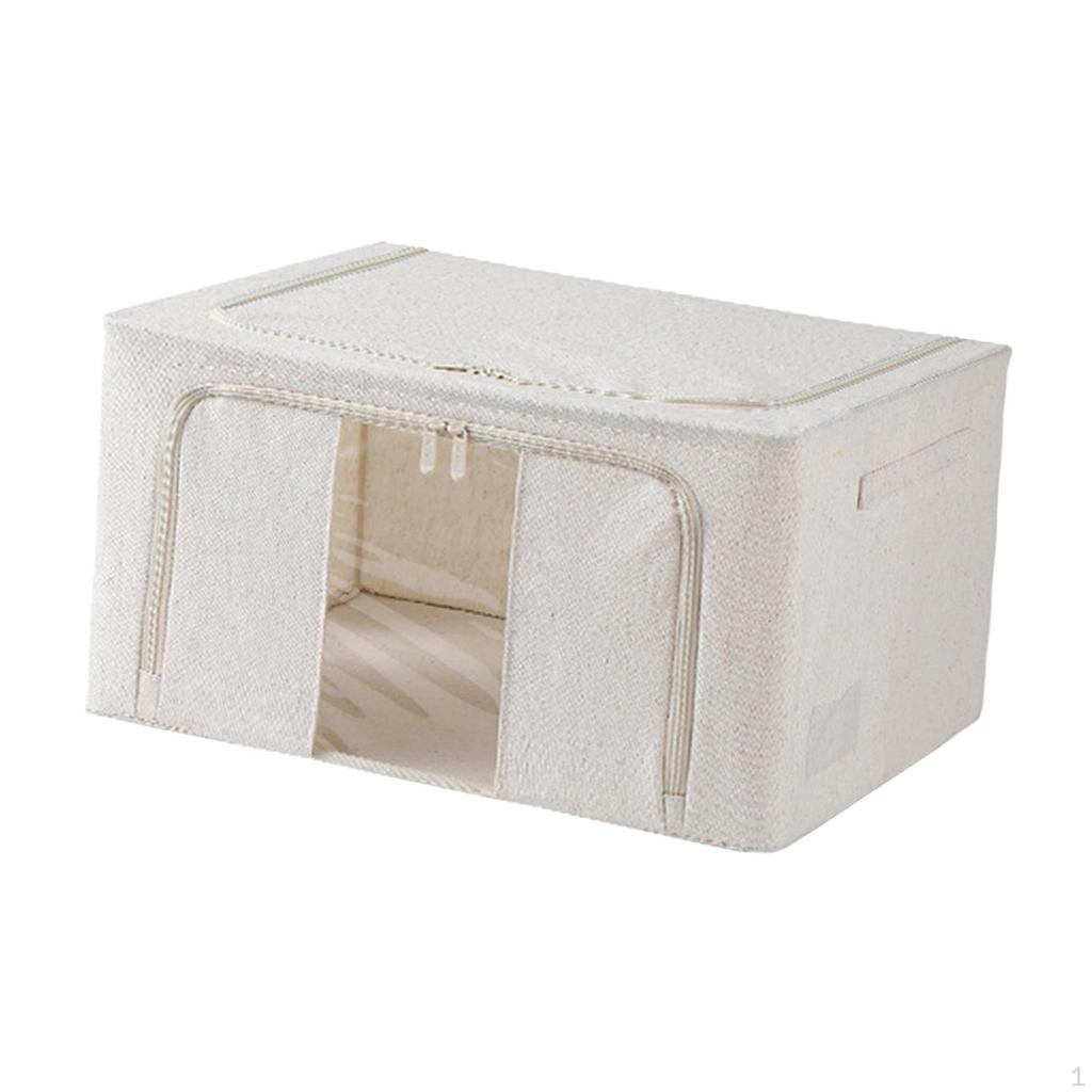 Clothes Storage Bag Blanket Travel Bin Lightweight Foldable Closet Organizer