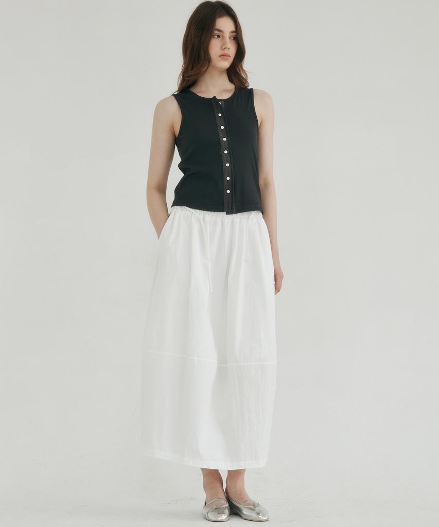 Rosiro Pure Light Skirt White