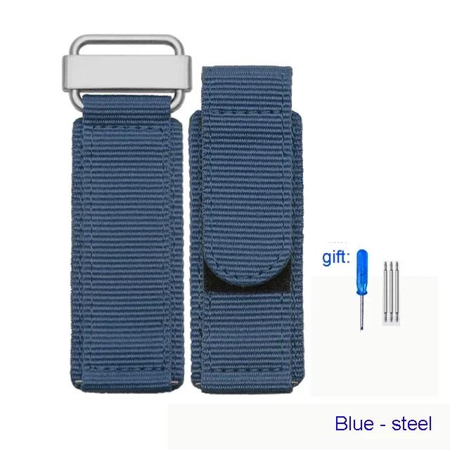Watch accessories For Seiko Rolex Panerai Tudor Hook-and-loop fastener Nylon sport watchband for Nato watch strap 22mm 24mm