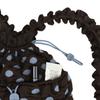 Pleatsmama Brown Polkadot Backpack