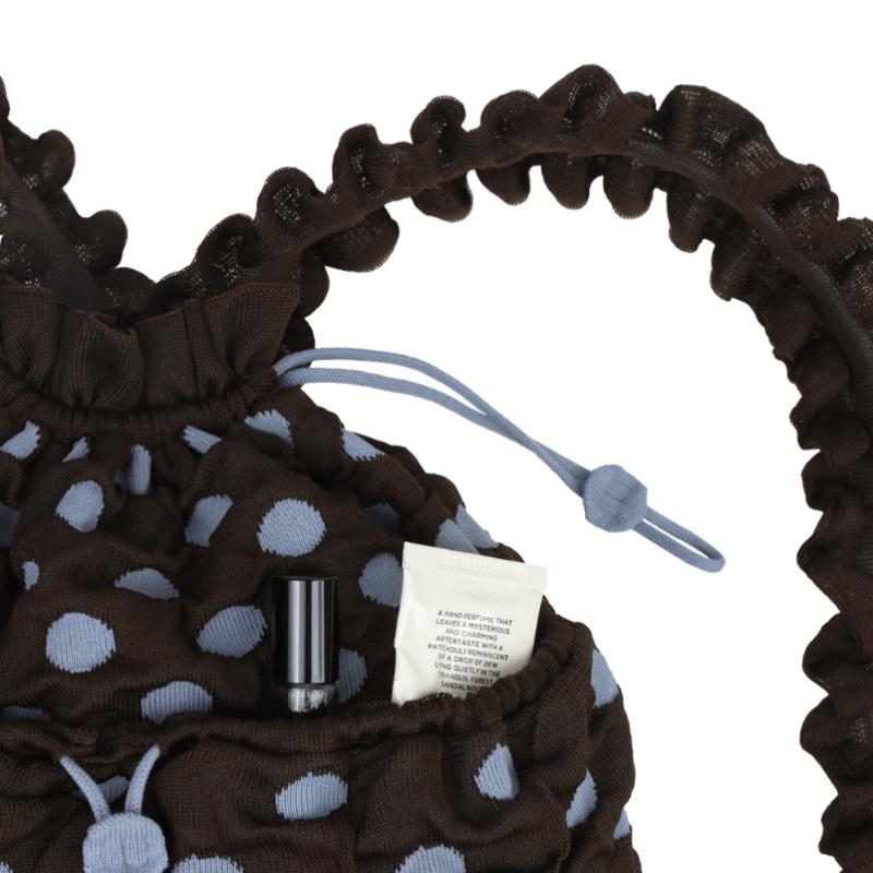 Pleatsmama Brown Polkadot Backpack