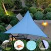 Triangle Garden Sunshade Canvas - Blue Outdoor Terrace, Balcony, and Camping, Durable and Easy to Install