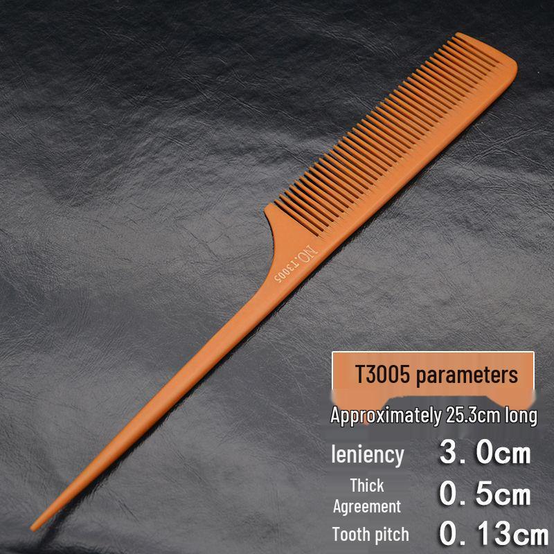 

Утолщенная бакелитовая парикмахерская расческа - Прочная, термостойкая и ухаживающая.