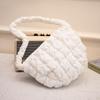 New fashion cloud underarm bag trendy versatile soft velvet mobile phone cosmetic bag