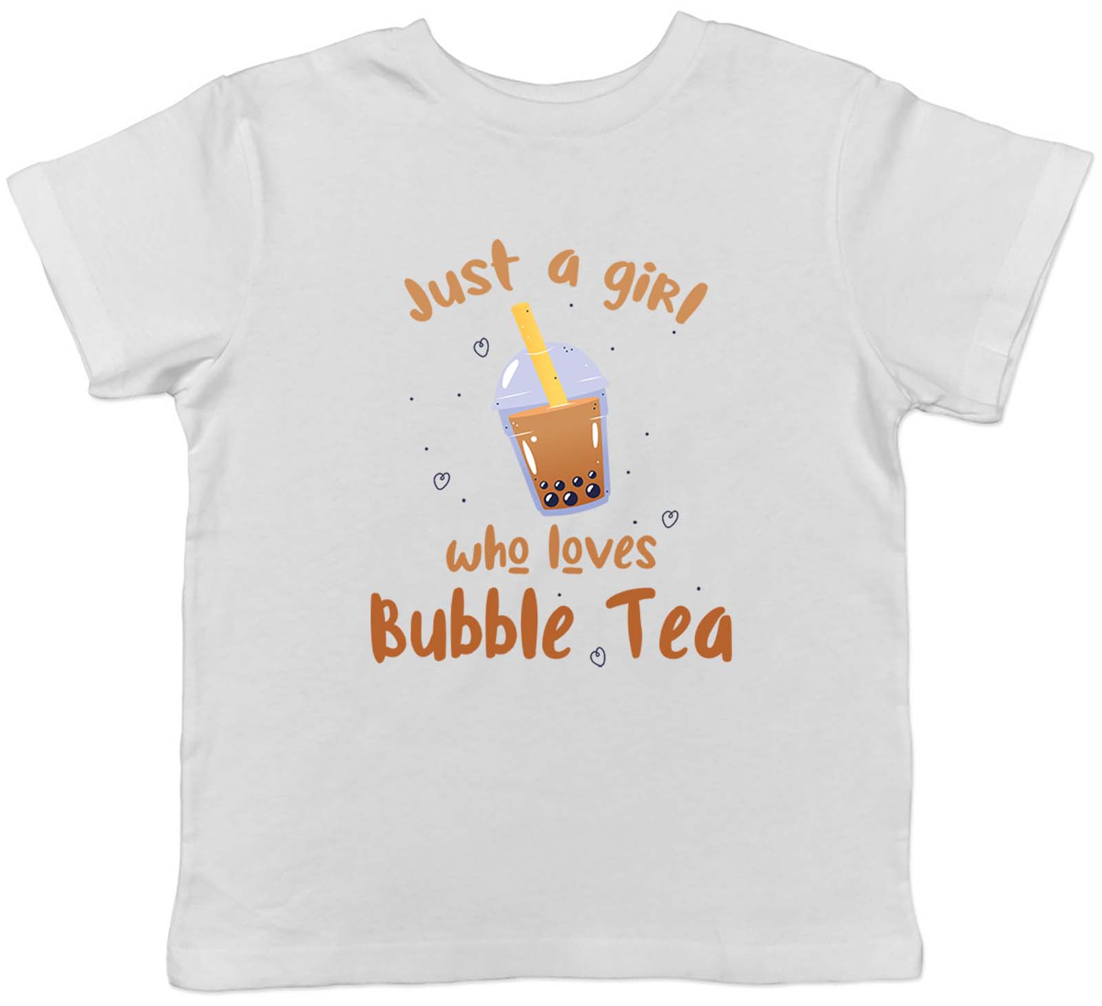 Bubble Tea T-Shirt Kids Just A Girl Who Loves Bubble Tea Children Boy Girls Gift 150