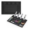 M-Modern-For Salon For Station Barber Tool Organizer Mat Magnetic For Clippers, Shop Beauty Tool With 4 Slots