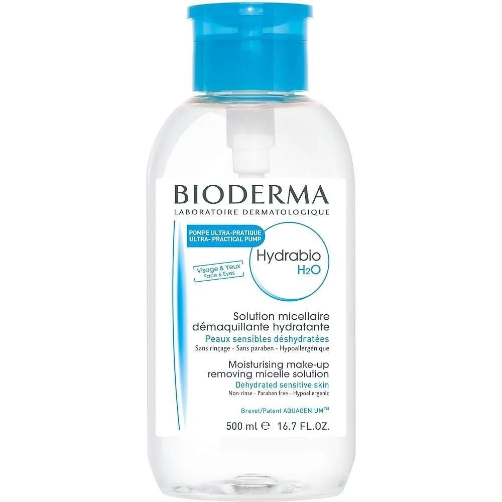 Bioderma Hydrabio H2O Cleansing Water Pump Type 500ml