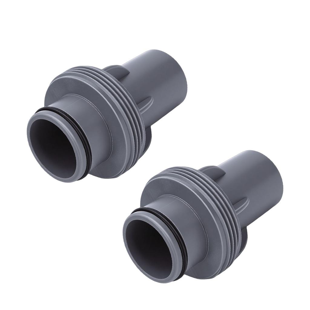 2PCS Pool Hose Adapter Fit for P6916 Good Sealing Plastic 1.5 Inch Pool Filter Pump Hose Adapter E