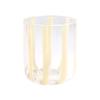 Colorful Glass Transparent Lines Threaded Cup with Rounded Mouth Coffee Milk Juice  Cup, Household Water Cup, Wine Glass