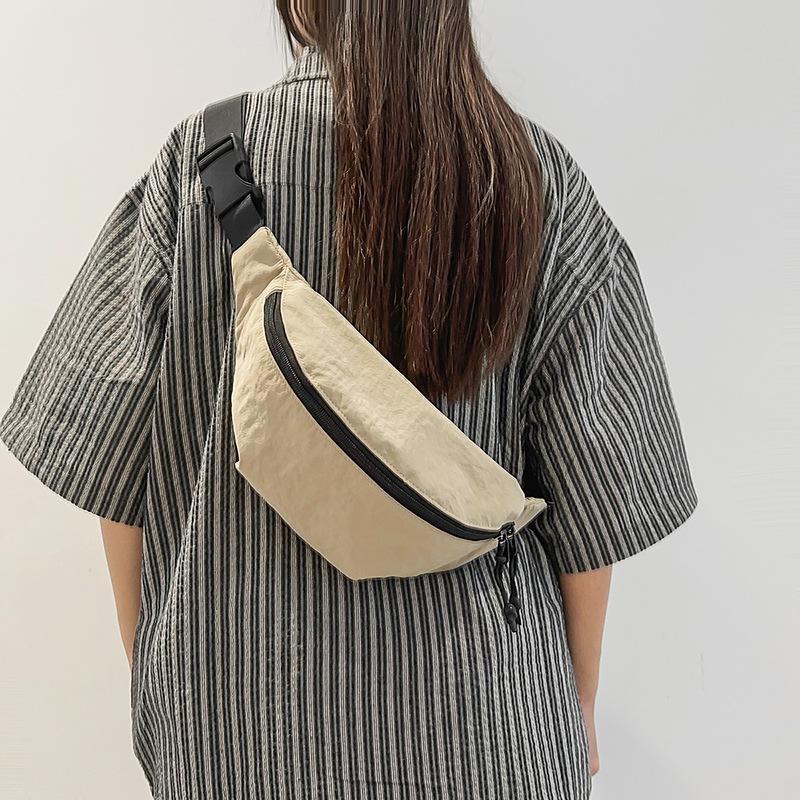 Trendy Brand Breast Bag Men'S Personalized Messenger Bag Women'S Versatile Street Leisure Fanny Pack Sports Cycling Shoulder Bag