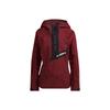 Terrex W Trk Primekn A Logo Print Outdoor Sports Hooded Jacket Women Jacket Brick-Red HE2295
