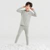 Duoduo Boys' 7A Antibacterial Bear Print Thermal Pajama Set