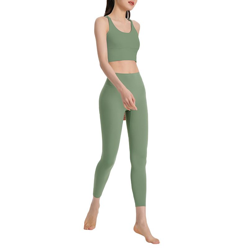 

Sports Suit Double-Sided Jinyun Feeling Brushed Suit Elastic Comfortable Speed Roden Green (paragraph B) S