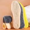1Pair Trimmable Ventilate Insole Elasticity Unisex Warm Imitation Wool Soft Sole Cotton Insoles