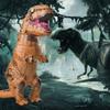 Adult Inflatable Trex Dinosaur Costume Jurassic Blow Up Cosplay Outfit Suit