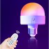 Rechargeable E27 Wireless Wall/Table Lamp with RGB & Three-Color Bulb, Remote & Touch Control