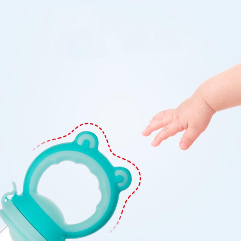 Baby Fresh Food Fruit Vegetable Dispenser Frog Shape Baby Pacifiers Feeder Baby Food Masher