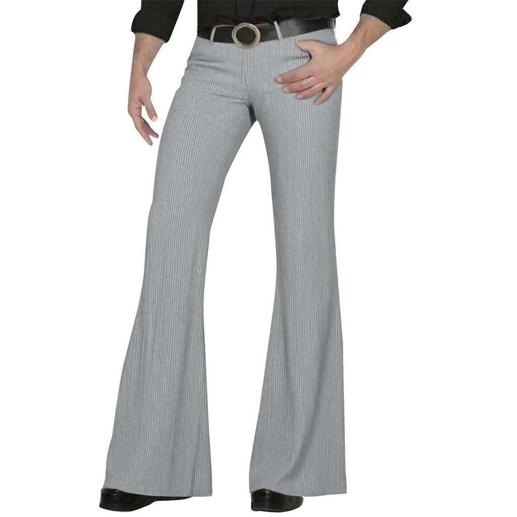 Herren Freizeitmode Retro Schlaghosen Lange Hosen