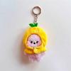 BT21 KPOP MININI FRUITS DOLL Mini Fruit Doll Plush Doll Charm Key Ring Charm ARMY Fan Gift Couple Gift Beautiful Design