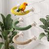 Bite-Resisting Parrot Rope Perch U-shape Hanging Parrot Biting Rod Bird Grinding Stand  Sun Conures