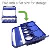 Good-Foldable Beer Bottle Carrier For Outdoor BBQ , Safe, Taking 6 Bottles