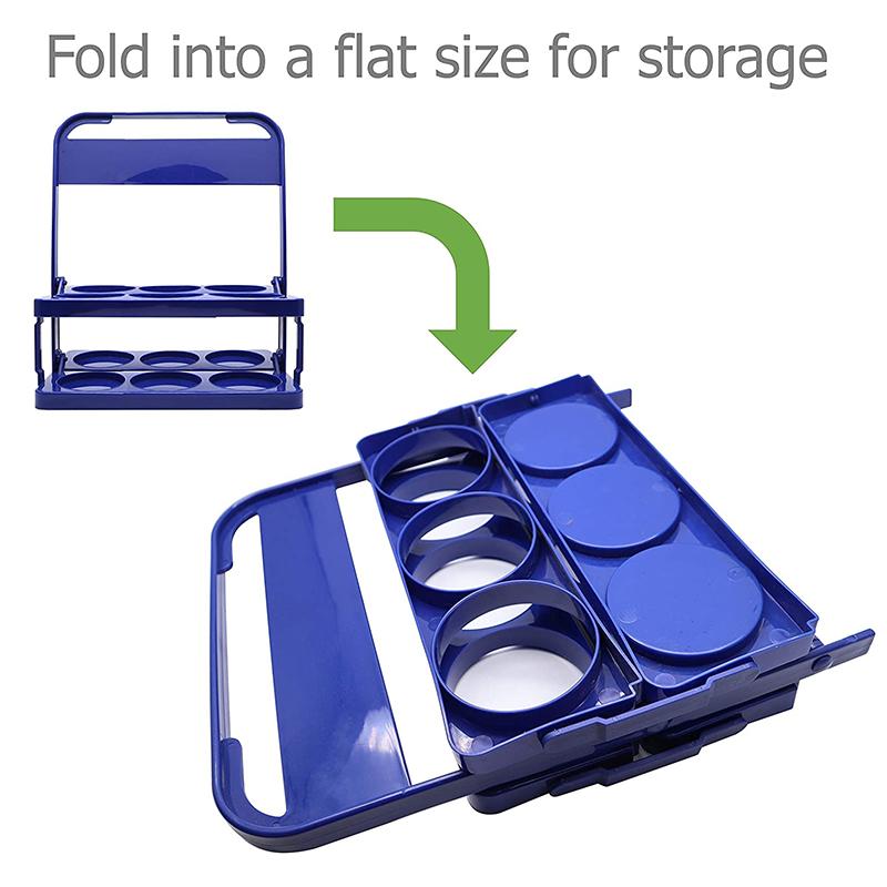 Good-Foldable Beer Bottle Carrier For Outdoor BBQ , Safe, Taking 6 Bottles