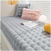 Autumn And Winter Sofa Cover Fabric Straight Row Anti Slip Thick Soft And Sticky Floating Window Cushion Atmospheric Decoration