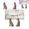 Adorable Brown Resin Dog Figurine With Vintage Style Perfect For Home Decor And Gift Giving
