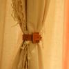 European Leathers Curtain Tie Backs Curtain Holder Clip Buckle Rope Curtains Tieback for Hotel Home Office Decoration