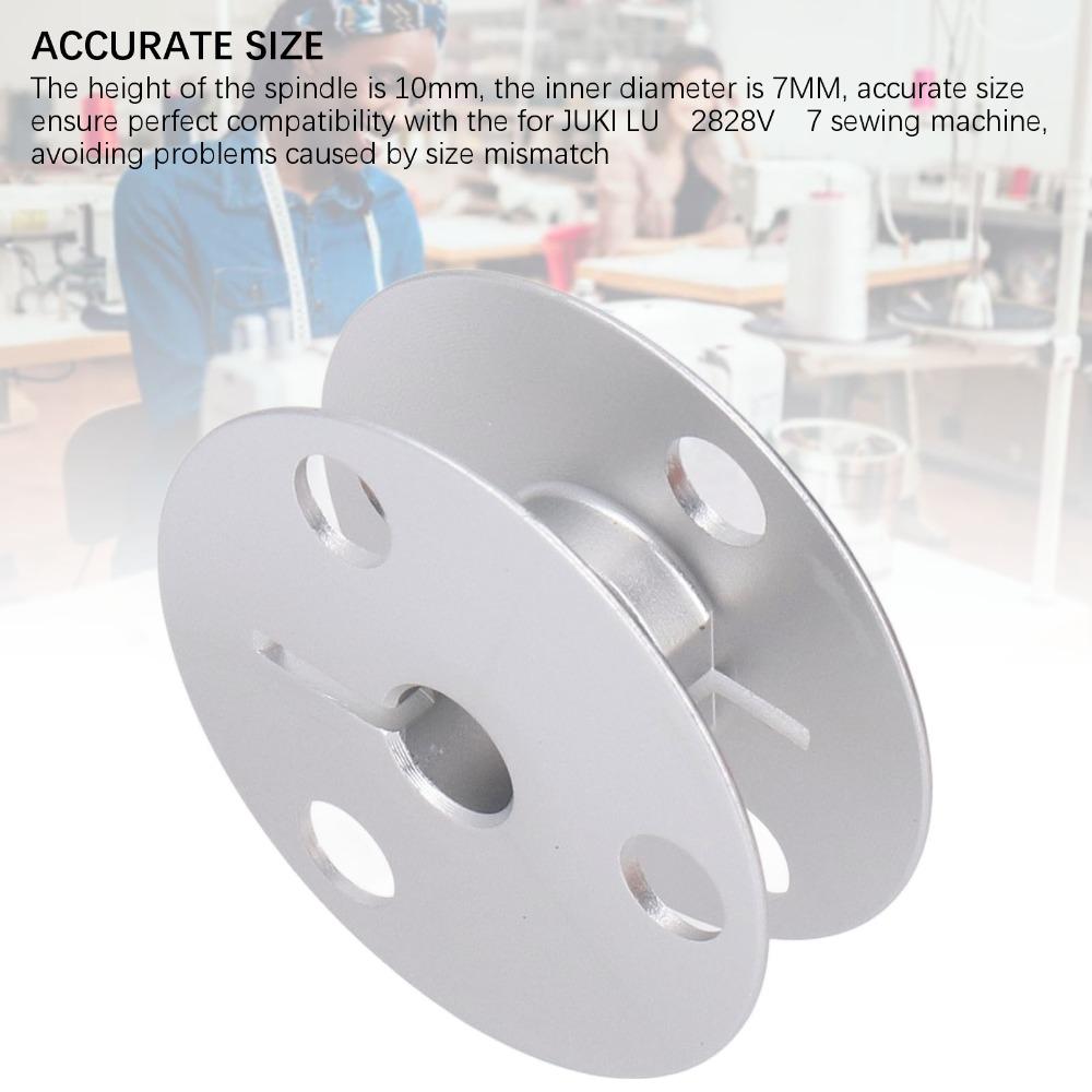 Aluminum Bobbin Bobbin Heavy Duty Bobbin for JUKI LU-2828V-7 sewing machine Leather Sewing