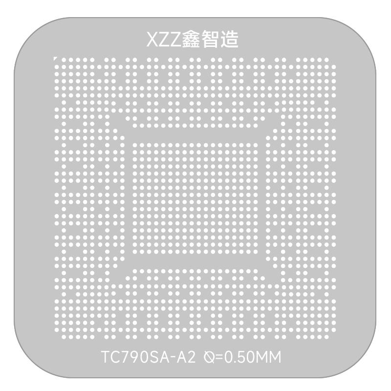 

XZZ BGA reballing stencil for SRKZZ SRKH0 SR29F SR33N SR1S9 TC790SA-A2 Direct heating BGA template Tin planting platform