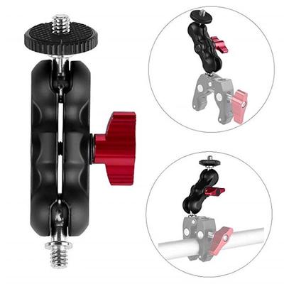 Supporto universale per monitor in offerta con testa a sfera Hot Shoe e clip a doppia sfera