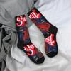 Ghost Band Cartoon Stockings Men's  Socks High Quality Fashion Socks Autumn Outdoor Sports Non Slip Pattern Socks Gift