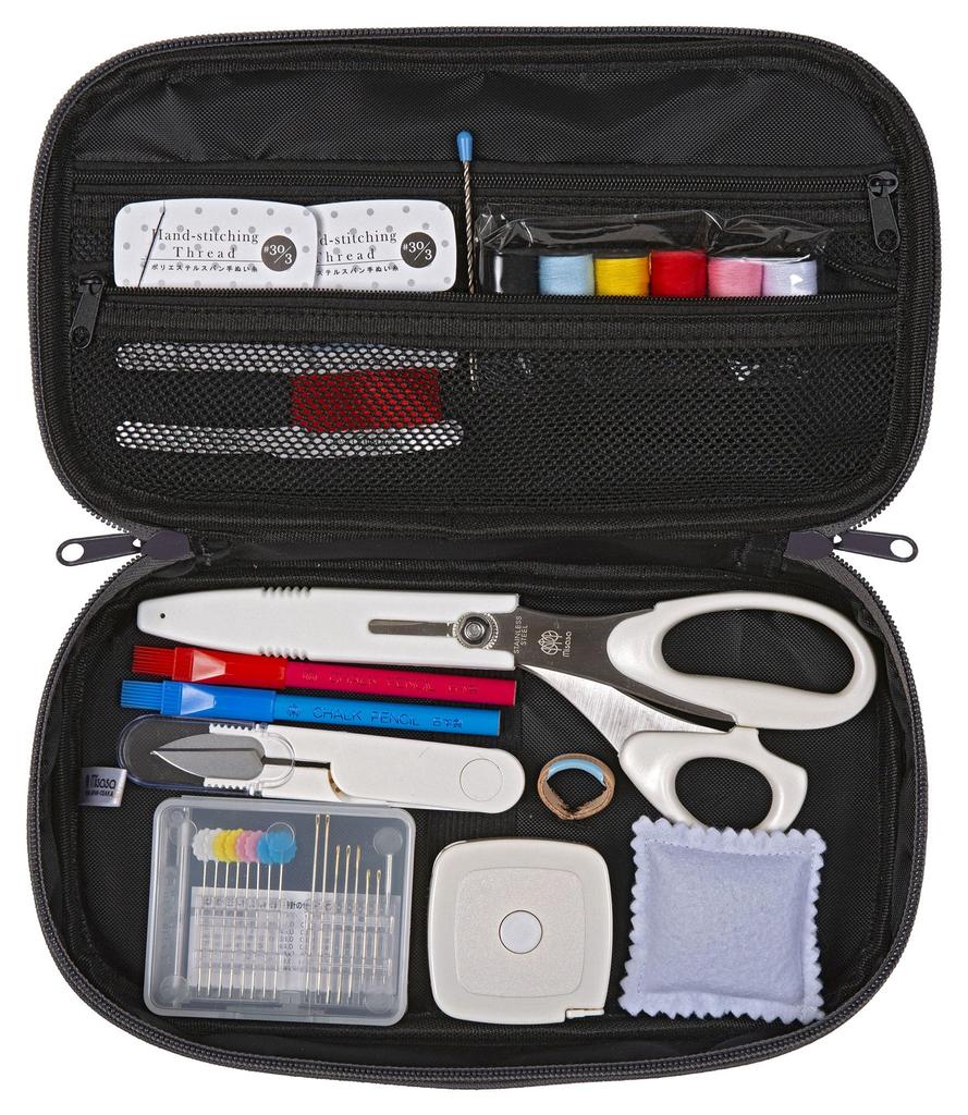Misasa Ptolemy Sewing Open Zipper Simple Dark Gray Kit, Bag, Type, No. 1472,