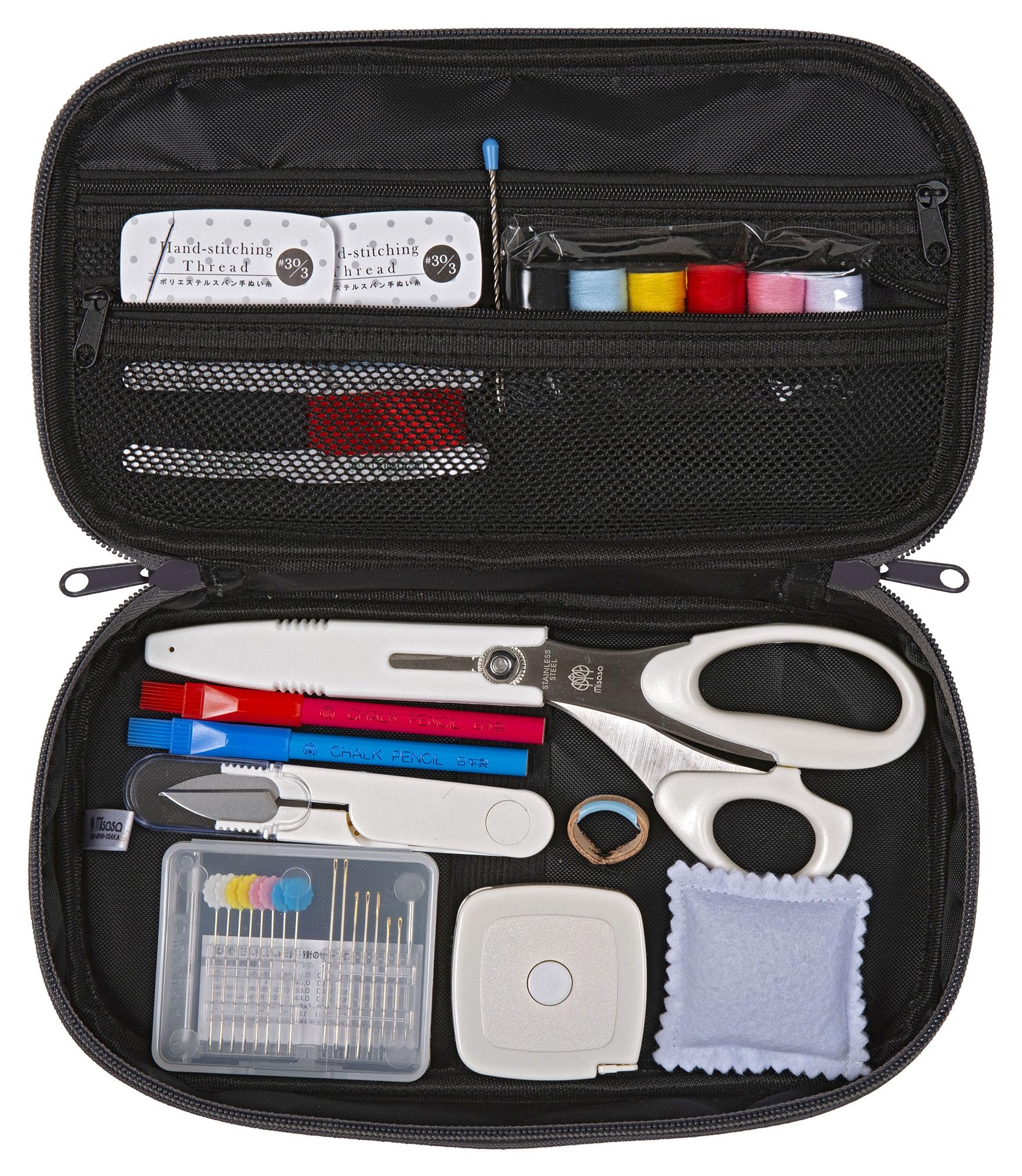 

Misasa Ptolemy Sewing Open Zipper Simple Dark Gray Kit, Bag, Type, No. 1472,