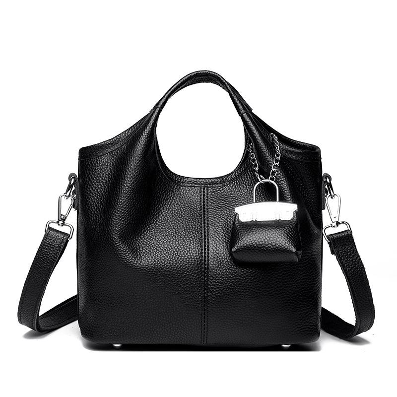 

Женская повседневная сумка кроссбоди в корейском стиле 2025: Новый Дизайн Высококлассной Модной Овощной Корзины чёрный