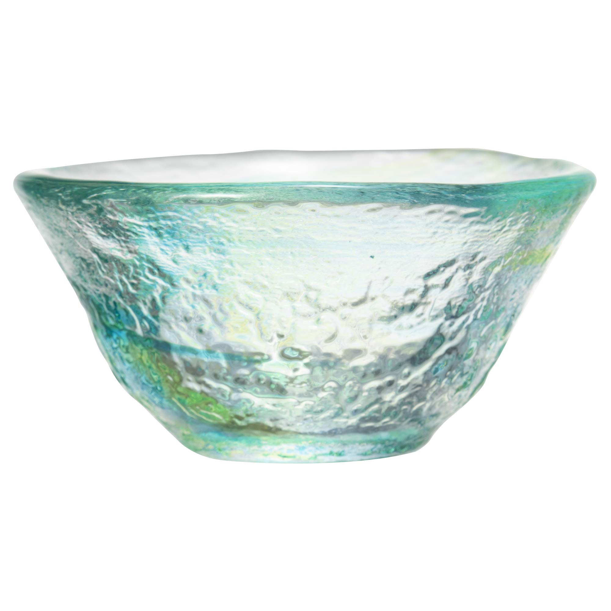 Toyo Sasaki Glass Japanese Sake Guinomi Made in Sake 42093 Glass, Wagarasu, (Sake Cup), Green, 45ml, Japan, Cup, Glass,