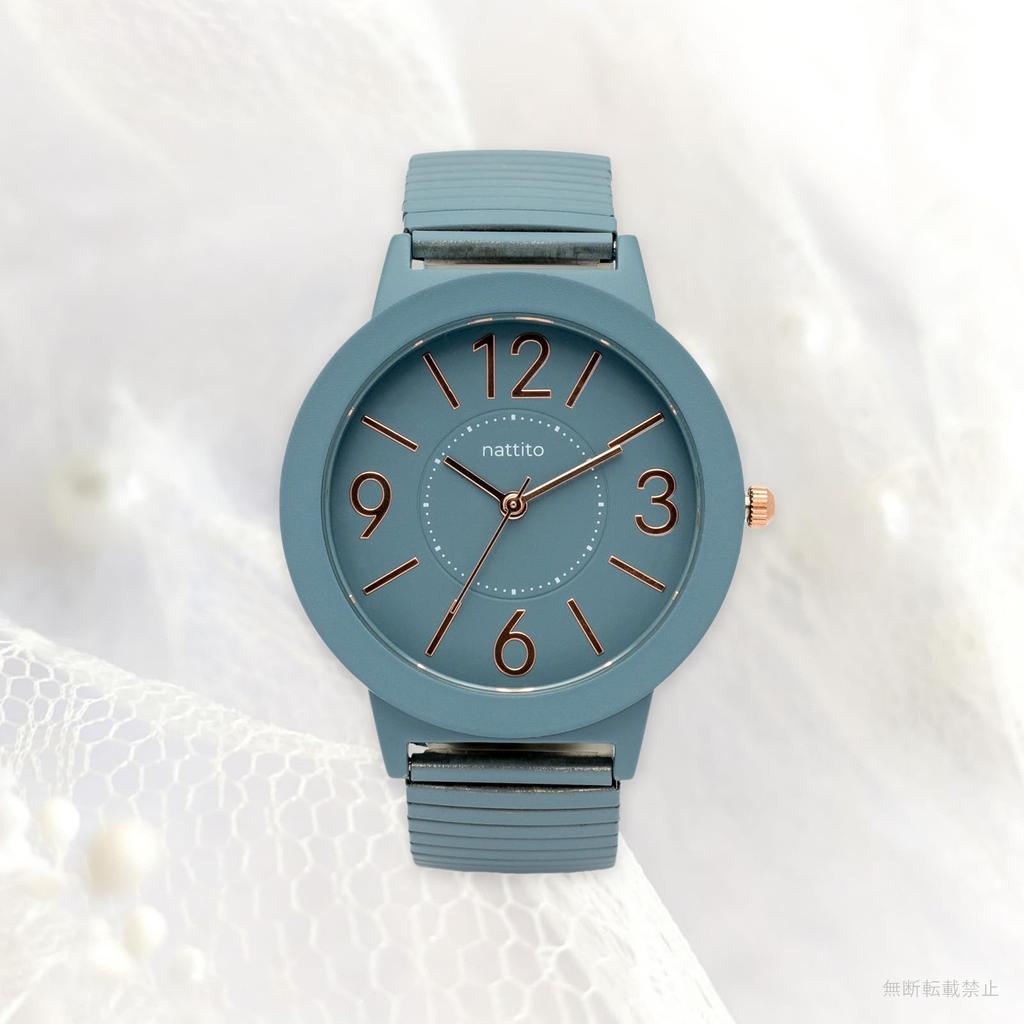 FIELD WORK Women's Watch Analog Metal Band JABARA Belt Stainless Steel One Color Soft-J blue JN040-3