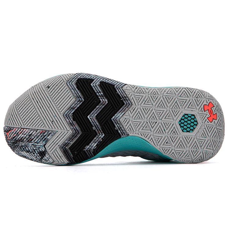 Under Armour Havoc 4 Clone Round Head Comfortable Shock Absorption Non-Slip Wear-Resistant Supportive Mid-Top Basketball Shoes 3025998-104
