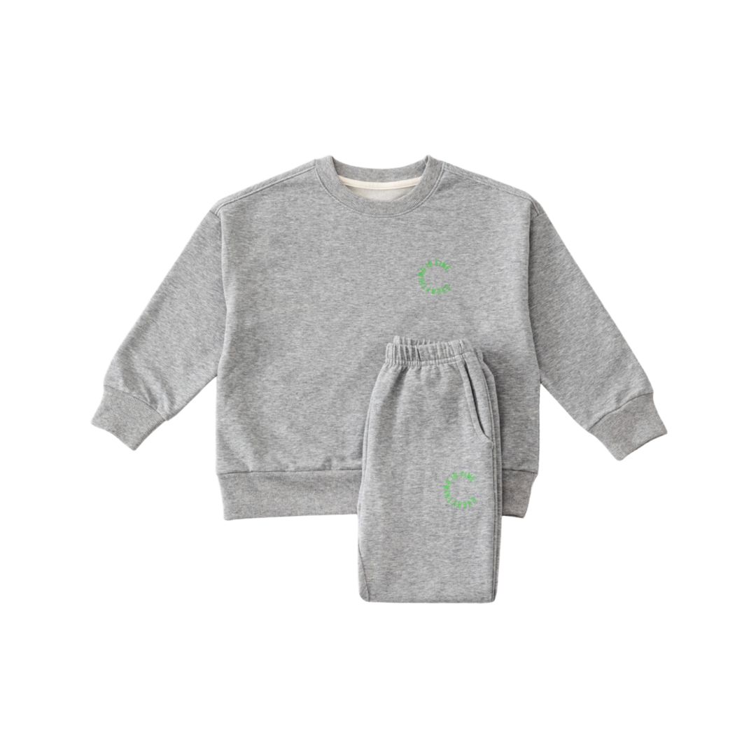 Echond Fine Sweat Set – Grey S
