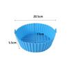Cake Mold Reusable Air Fryer Silicone Liners Non-Stick 20cm Air Fryer Basket Round Microwave Pads Kitchen