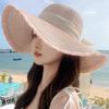 Summer Straw Hat With Wide Brim For Women Sunshade And Casual Outdoor Wear