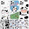 Dairy Cattle Cow Speckle Cute Phone Case For Iphone 11 12 13 Mini 14 15 Plus 17 Air 16 Pro Max 16E 7 8 SE Art Customized Coque C
