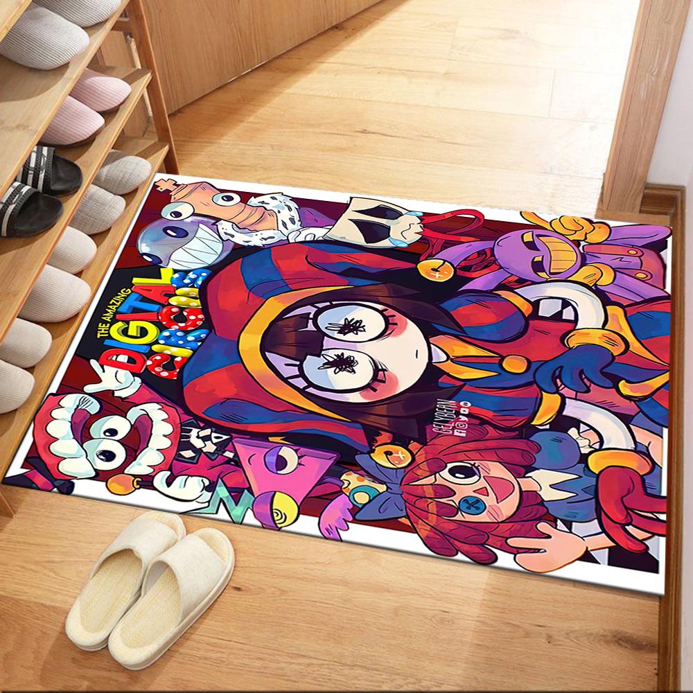 Colorful Chaos Party Square Rugs Are a Great Choice for Living Rooms, Bedrooms, Home Décor, and As Gifts.