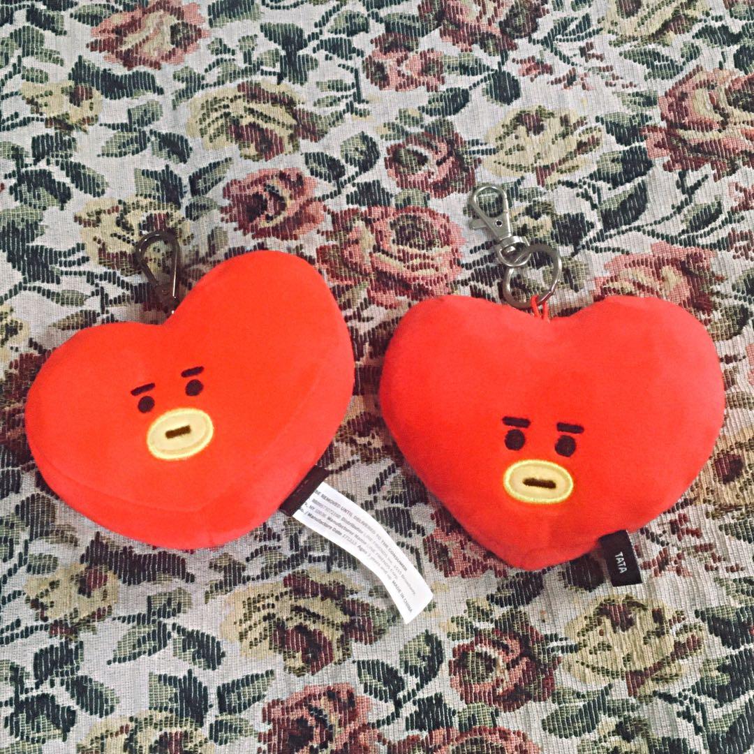 

[USED] BTS BT21 TATA Keychain Plush Mirror