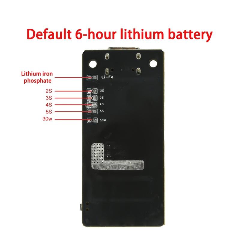 2-6S PD45W Battery Phosphate Battery Charge Discharge Module Fast Charging Output Type C Management Module